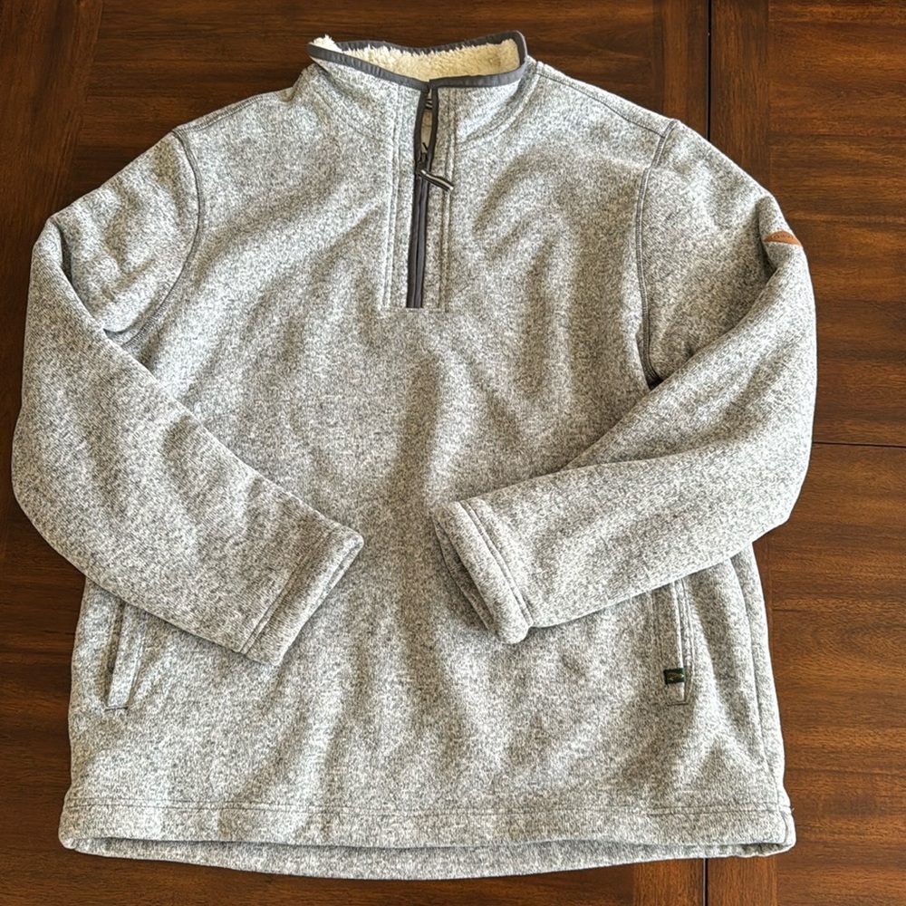 Orvis Men’s quarter zip fleece jacket